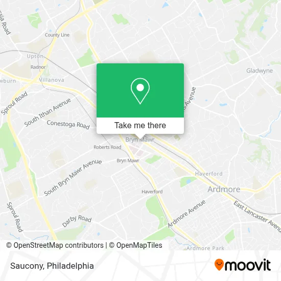 Saucony map