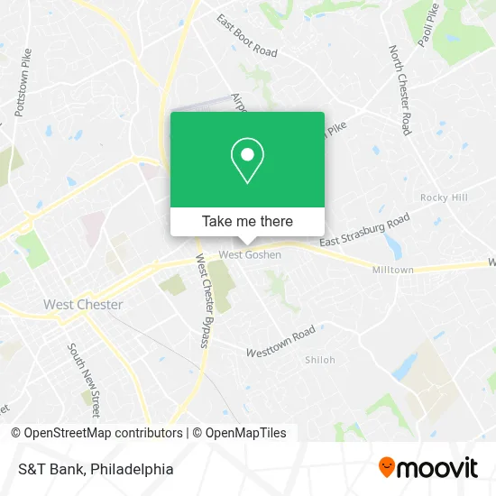 S&T Bank map