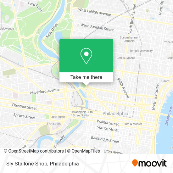 Sly Stallone Shop map
