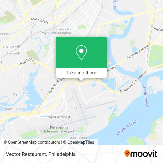 Vector Restaurant map