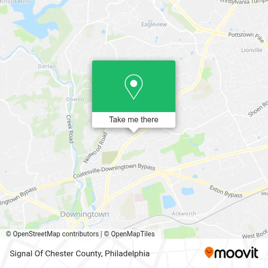 Signal Of Chester County map
