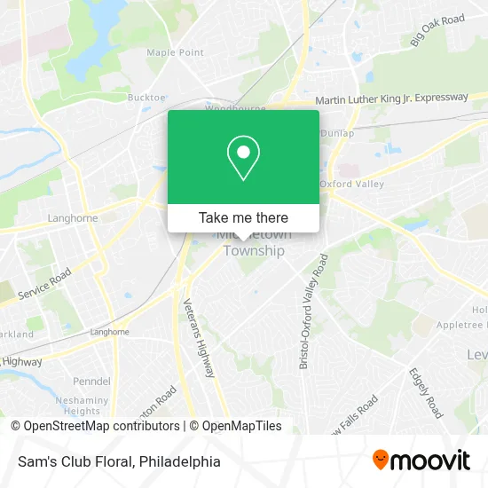 Sam's Club Floral map