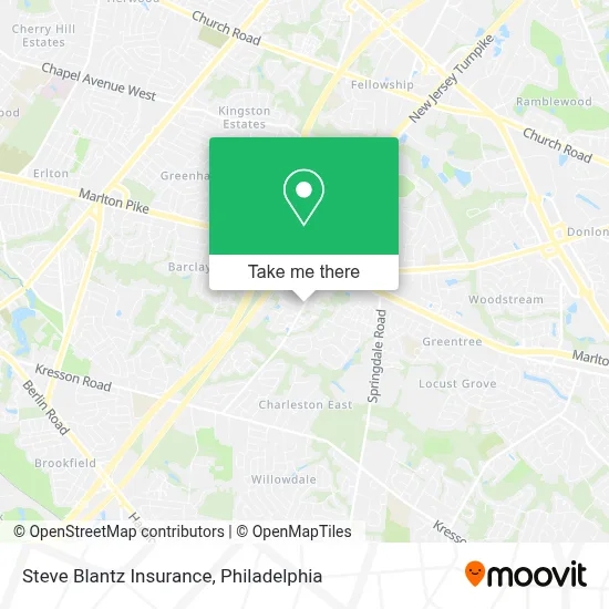 Steve Blantz Insurance map