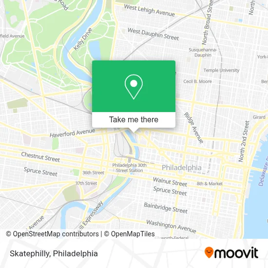Skatephilly map