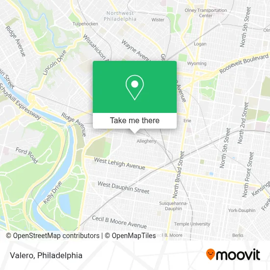 Valero map