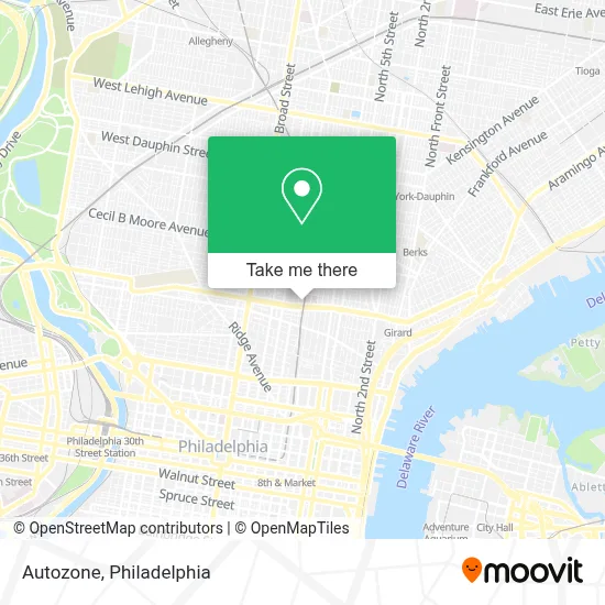 Autozone map