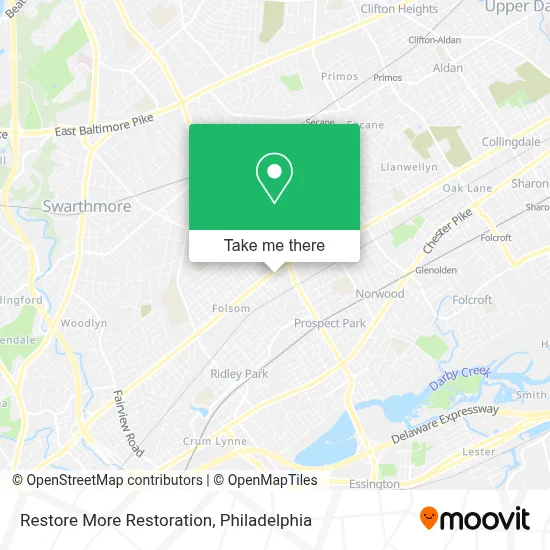 Restore More Restoration map