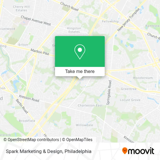 Spark Marketing & Design map