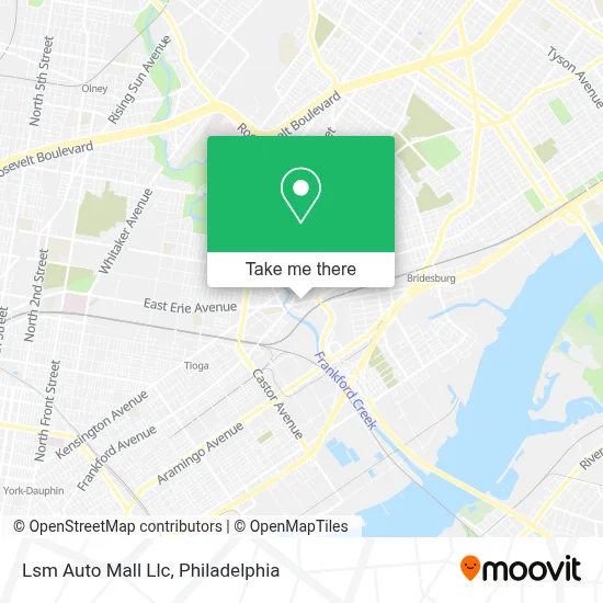 Lsm Auto Mall Llc map