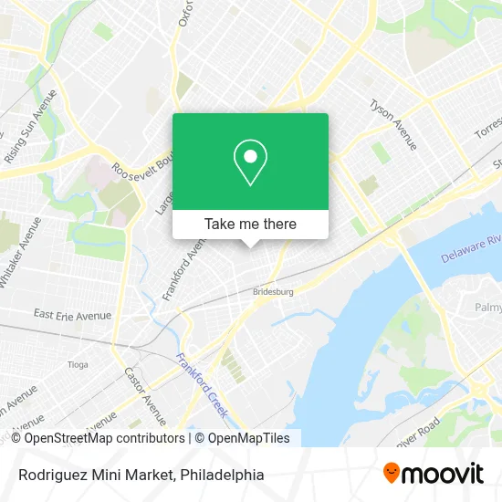Rodriguez Mini Market map