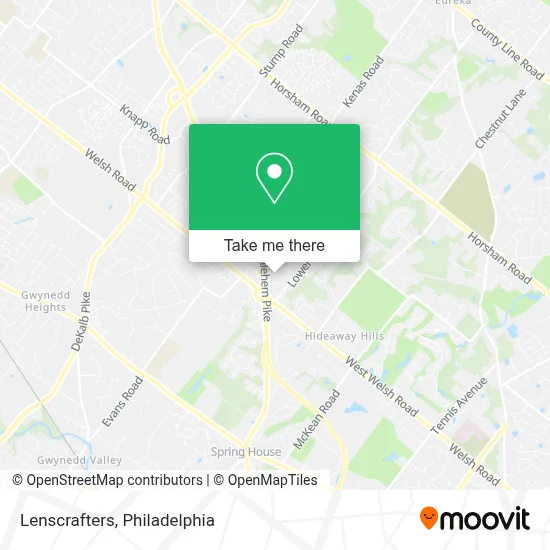 Lenscrafters map