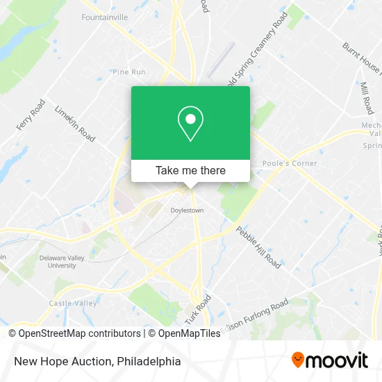 New Hope Auction map