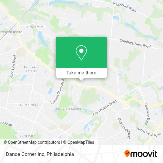 Dance Corner Inc map