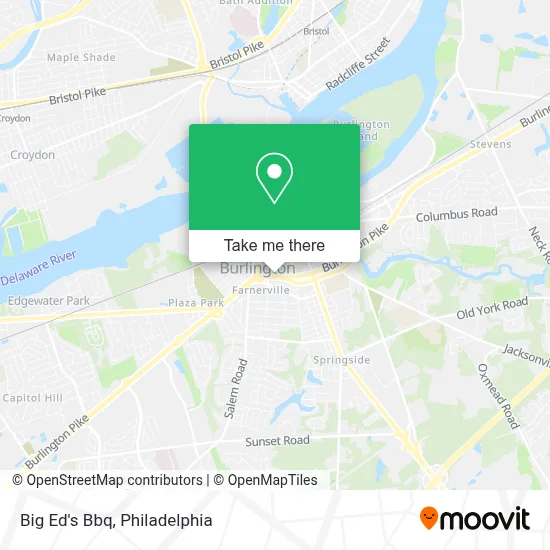 Big Ed's Bbq map