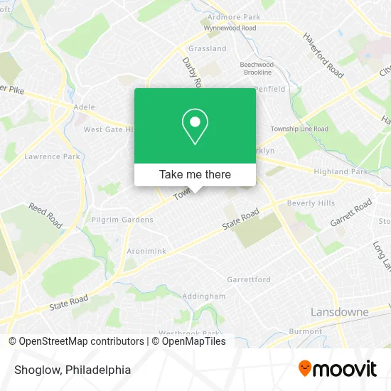 Shoglow map
