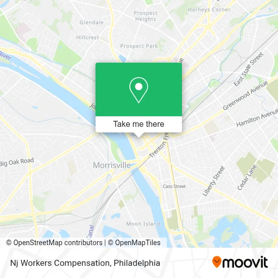 Nj Workers Compensation map