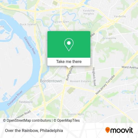 Over the Rainbow map