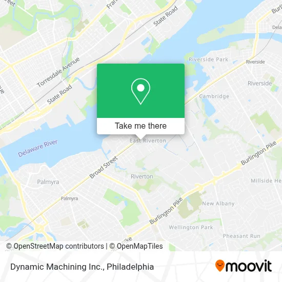 Dynamic Machining Inc. map
