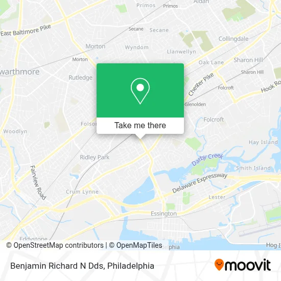 Benjamin Richard N Dds map