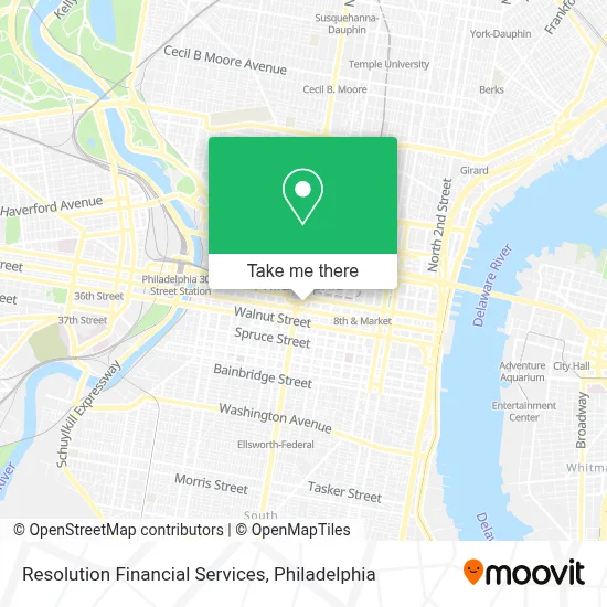Resolution Financial Services map
