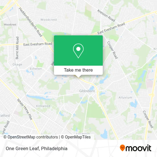 One Green Leaf map
