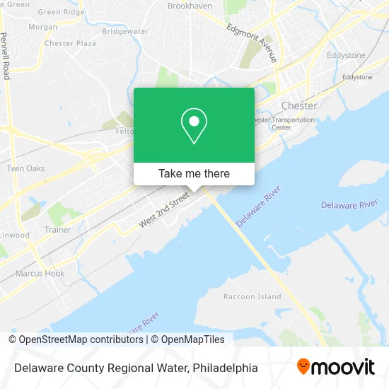 Delaware County Regional Water map