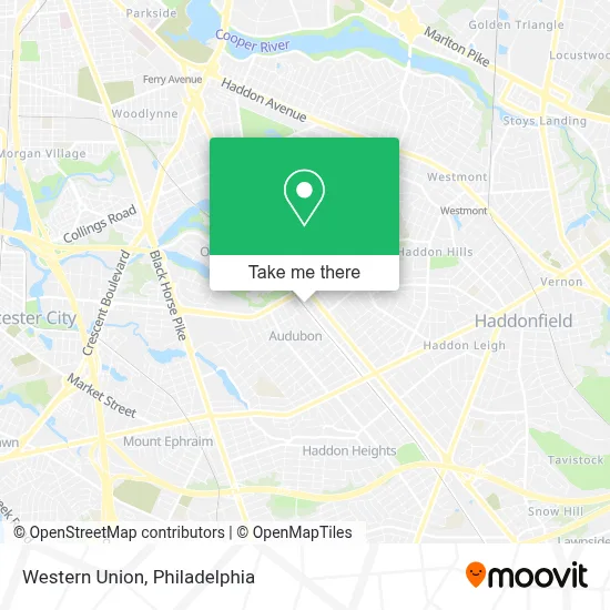 Western Union map