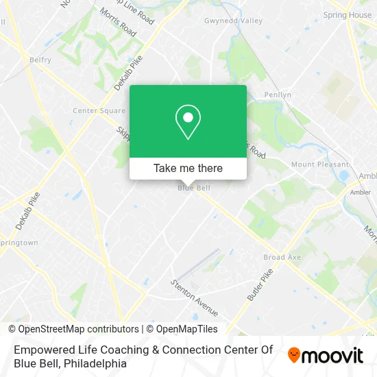 Empowered Life Coaching & Connection Center Of Blue Bell map