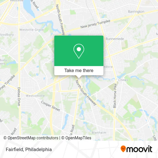 Fairfield map