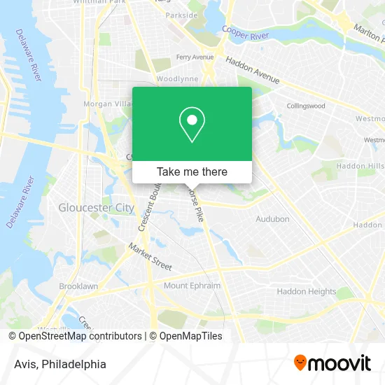 Avis map