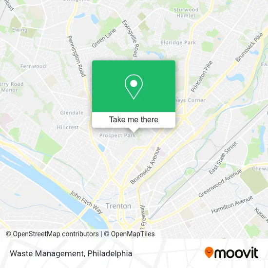 Waste Management map