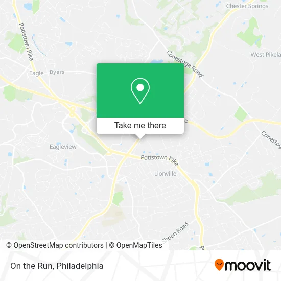 On the Run map