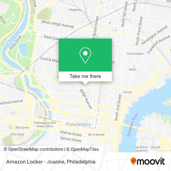Amazon Locker - Joanne map