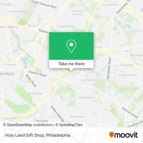 Holy Land Gift Shop map