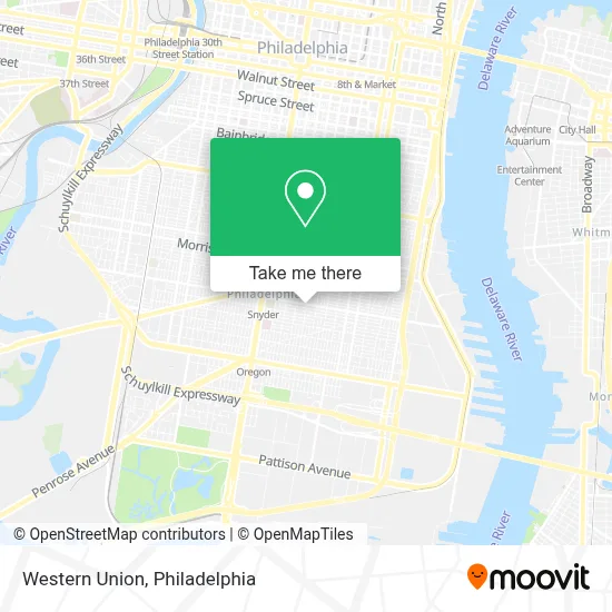 Western Union map