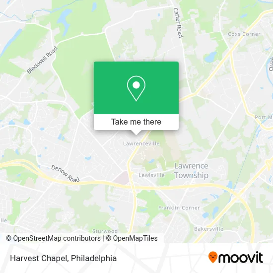 Harvest Chapel map