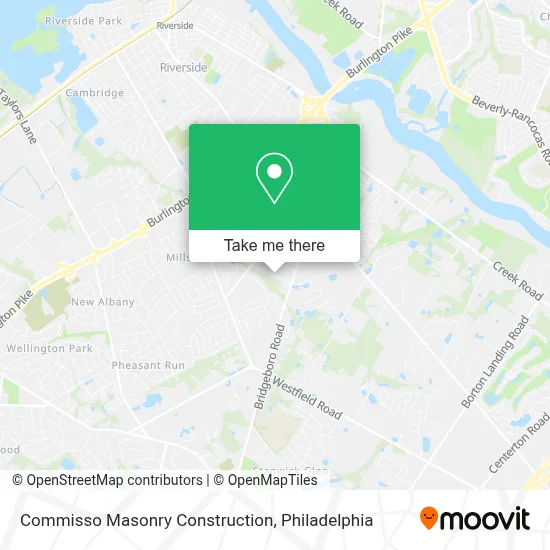 Commisso Masonry Construction map