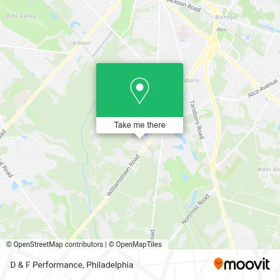 D & F Performance map