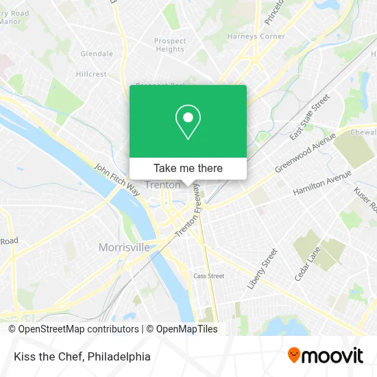 Kiss the Chef map