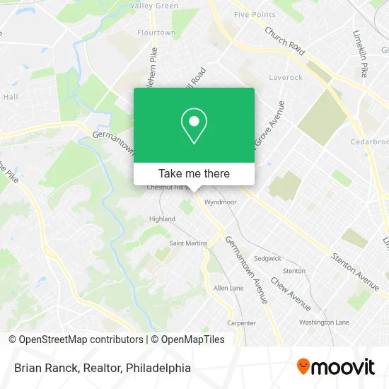 Brian Ranck, Realtor map