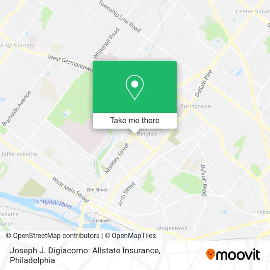Joseph J. Digiacomo: Allstate Insurance map