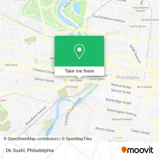 Dk Sushi map