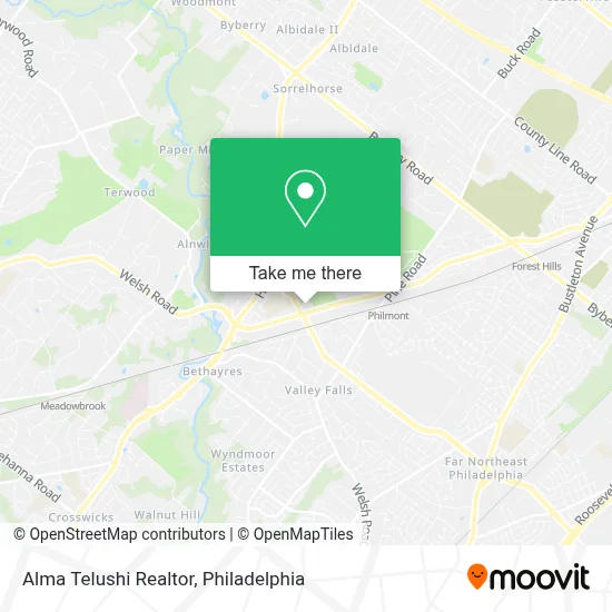 Alma Telushi Realtor map