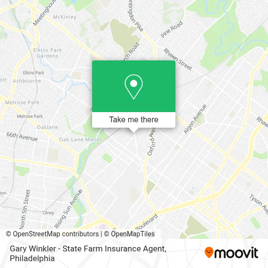 Gary Winkler - State Farm Insurance Agent map