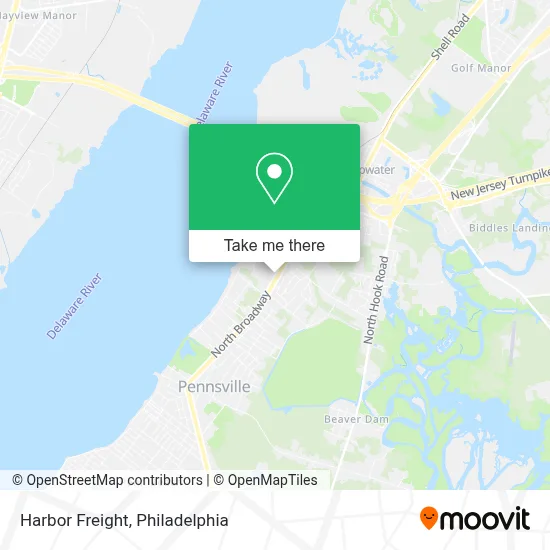 Harbor Freight map