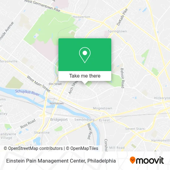 Einstein Pain Management Center map