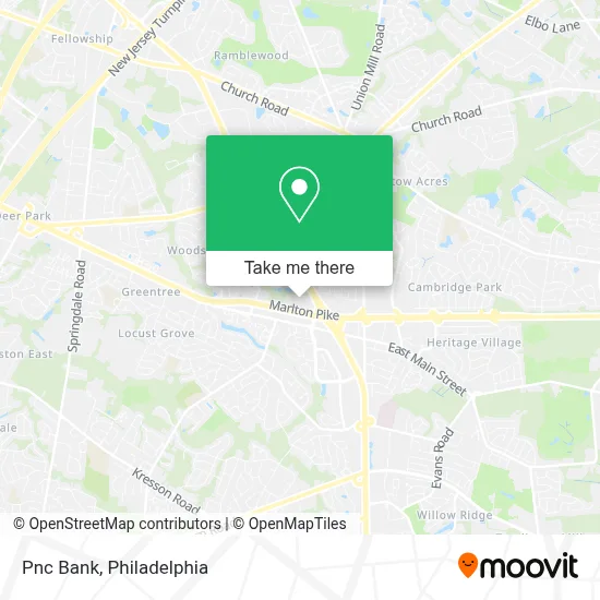 Pnc Bank map