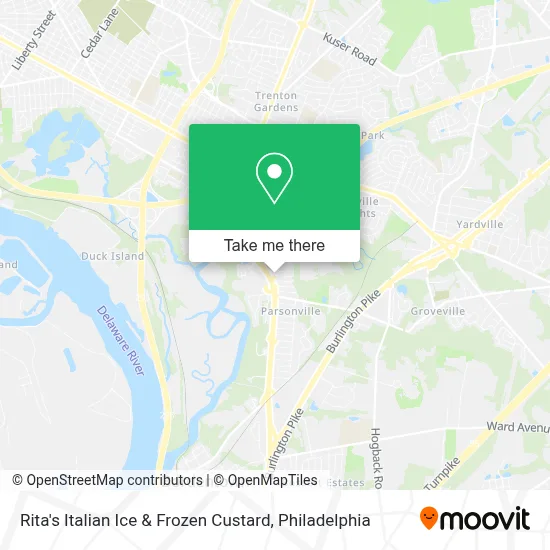 Rita's Italian Ice & Frozen Custard map