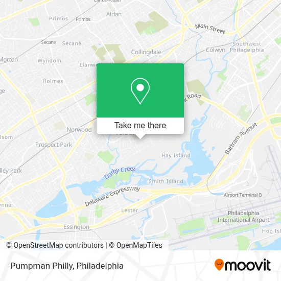 Pumpman Philly map
