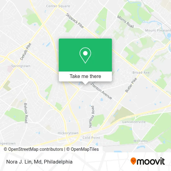 Nora J. Lin, Md map